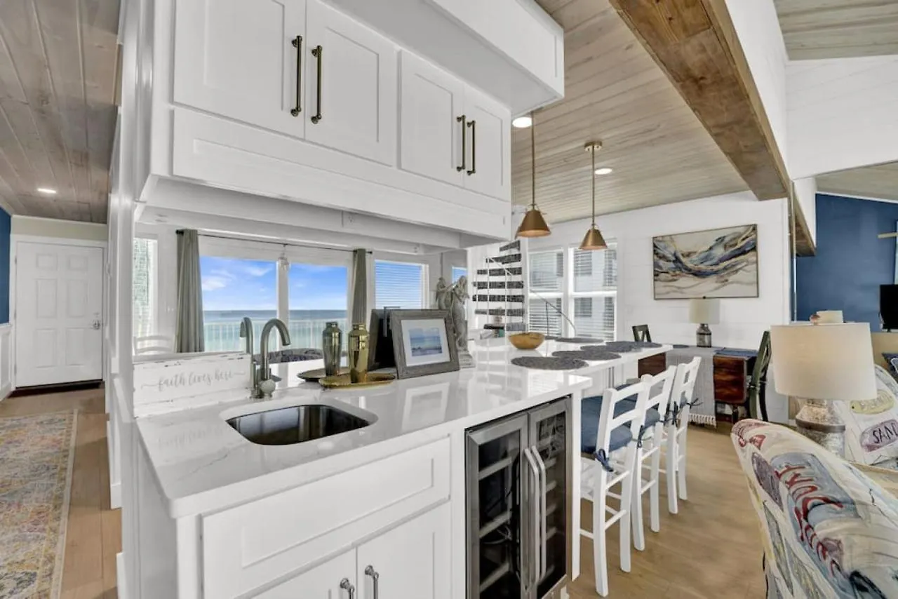 Queens Cottage Pcb Beach-Front Condo With Regal Gulf Views بنما سيتي بيتش بيت للعطل